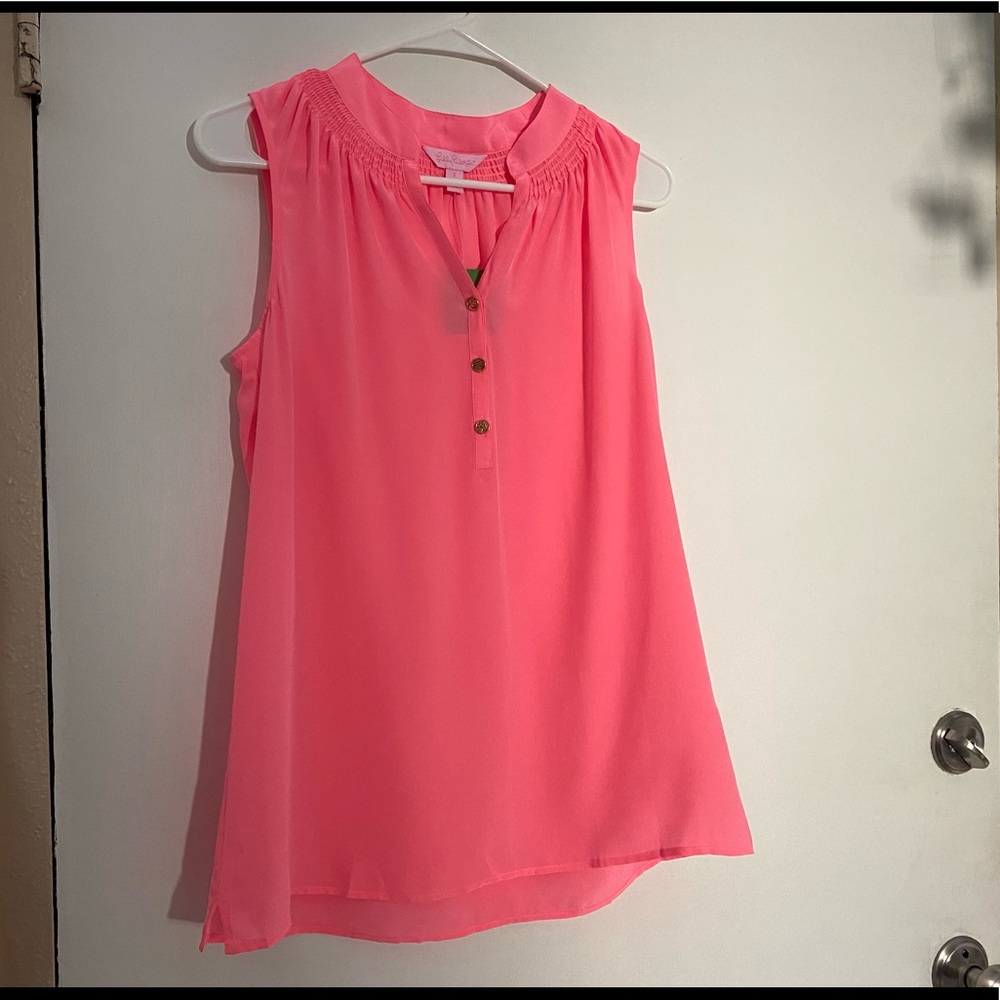 Lilly Pulitzer Houston Top - Size S - Yummy Melon - NWT